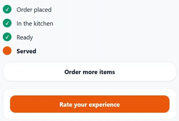 Order tracking