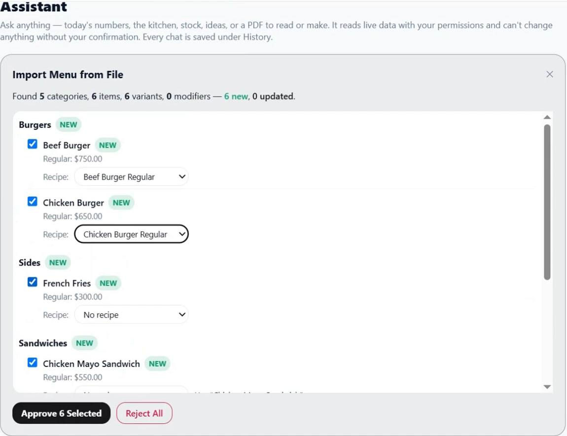 AI Smart Import